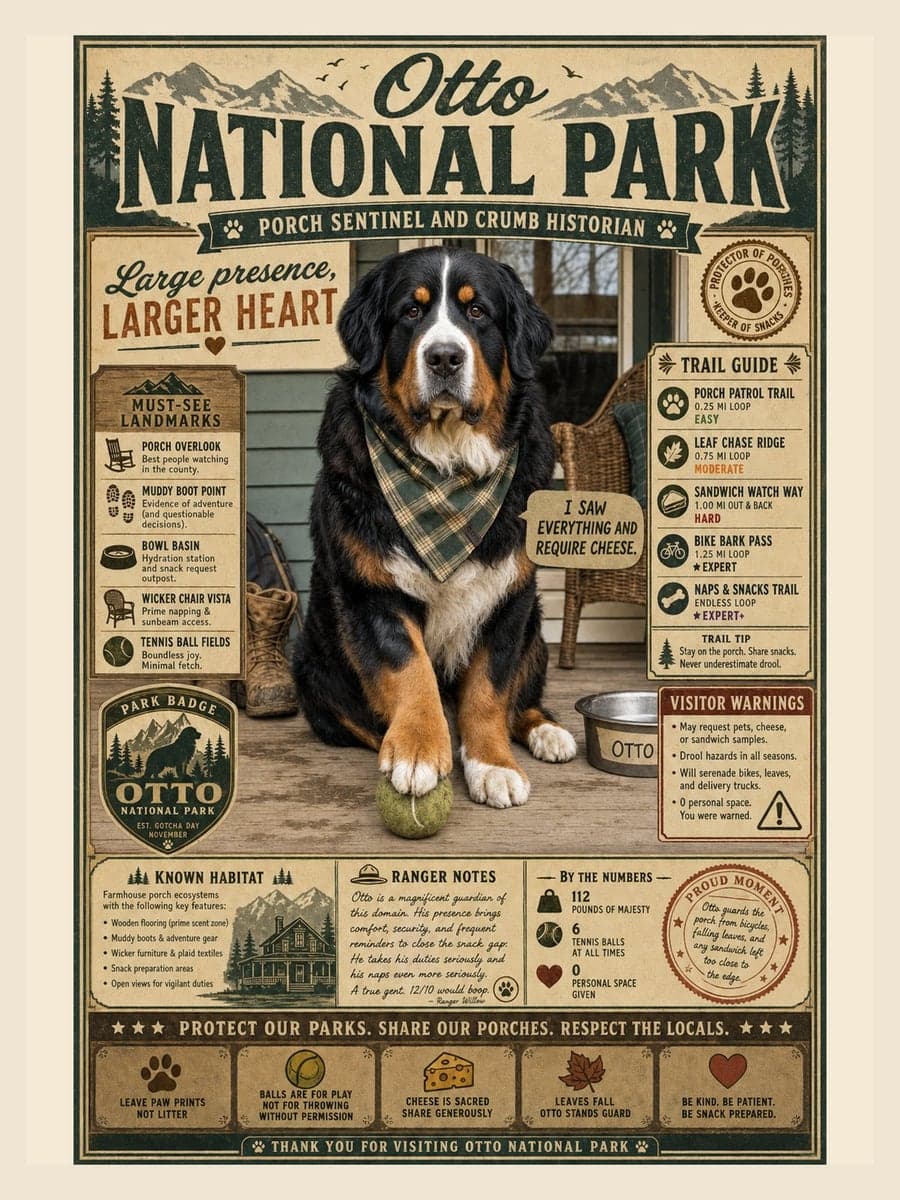 National Park poster for Otto